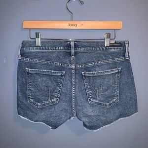Citizens Jean Raw Hem Shorts Size 26